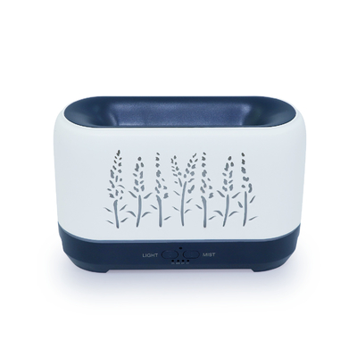 24V5W White Electri Flame อัลตราโซนิก Mist Maker ครัวเรือน Aromatherapy Air Humidifier Essential น้ำมัน Diffuser