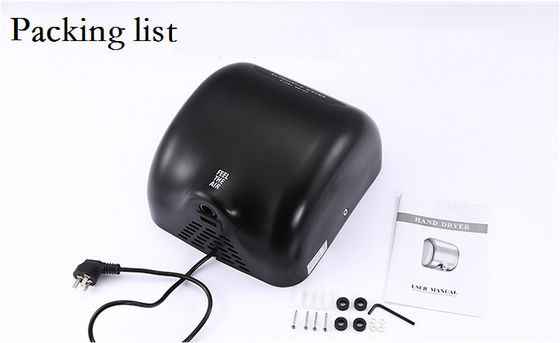เครื่องเป่ามือแบบติดผนัง 3 กก. การอบแห้ง 12 วินาทีรับรอง CE